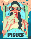 "Pisces" print