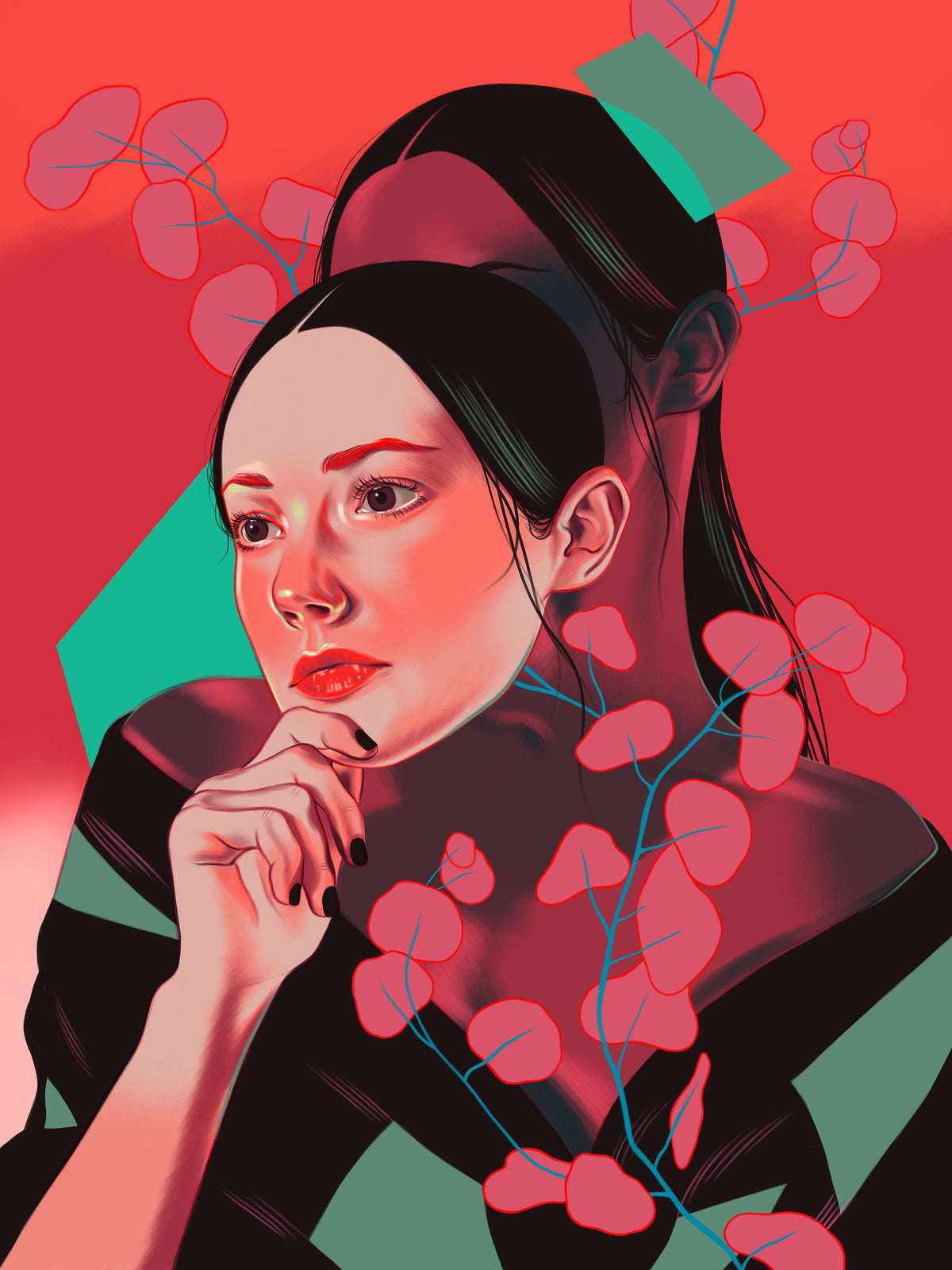 "Charade" print